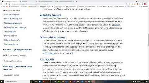JavaScript - Client Side Web APIs - Part01