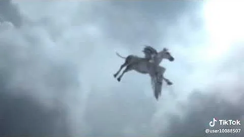 Flying horse on sky {masallah} - DayDayNews