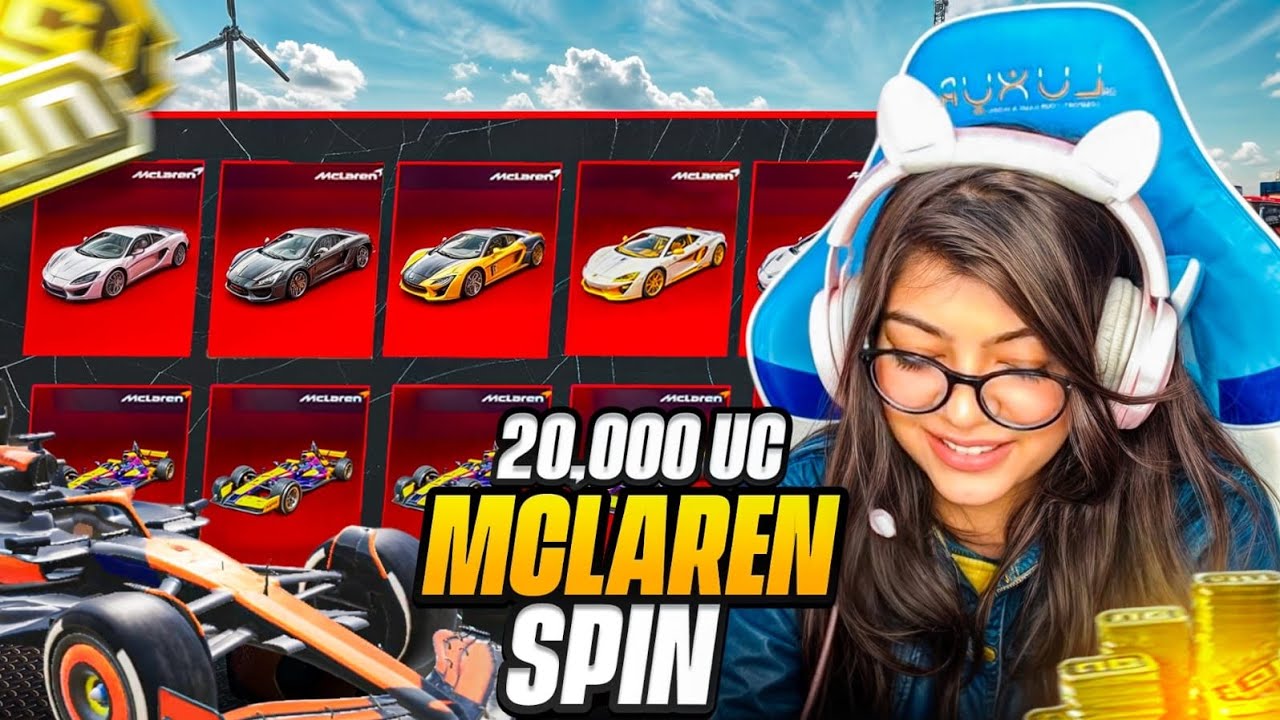 25,000UC McLaren Crate Opening 🤑😱 | New McLaren Crate opening | BGMI PUBG McLaren Crate Opening