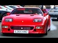Koenig Ferrari Testarossa - sounds and wheelspins!
