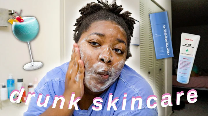 Trader Joe's Haul + drunk skincare routine | vlogmas day 3