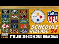 STEELERS 2024 SCHEDULE RELEASE BREAKDOWN: Reactions & Predictions | #Steelers #SteelersNation