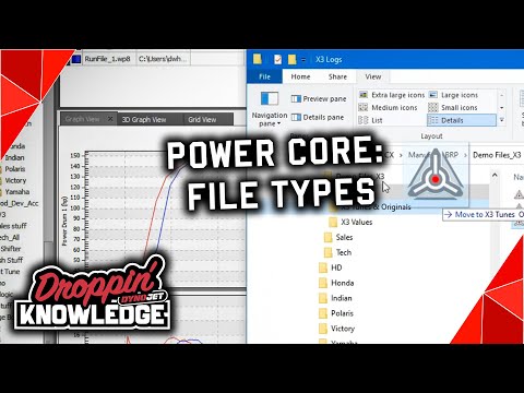 Dynojet Power Core Software for Power Vision 3: Explaining File Types