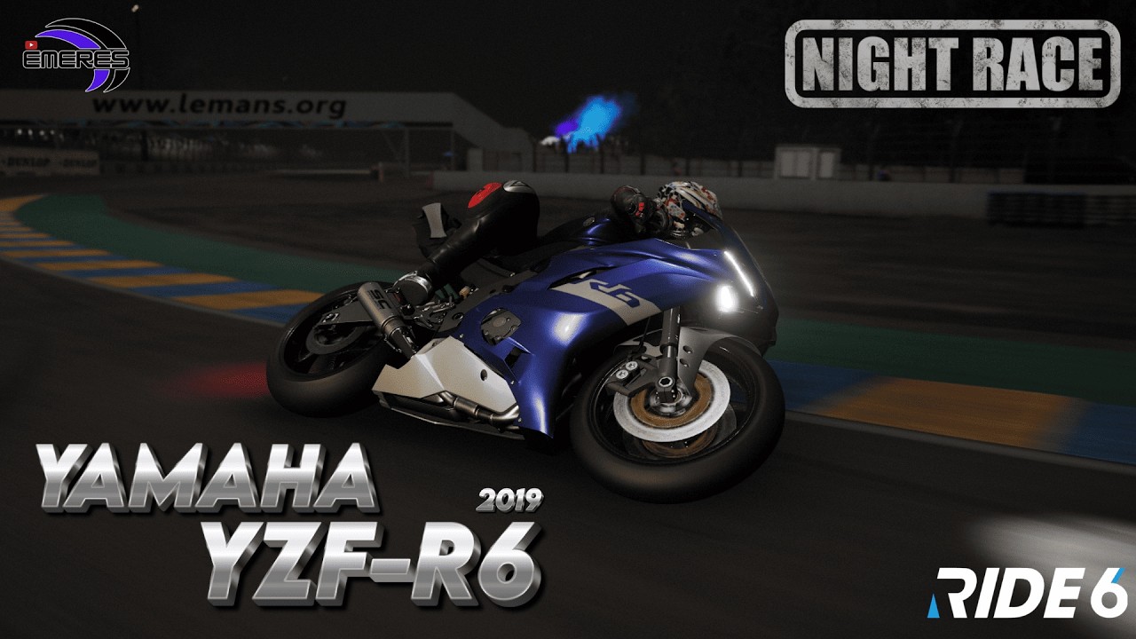 2020 R6 Night RIDE 6 GAMEPLAY | Night Race With Yamaha R6 2019 - YouTube