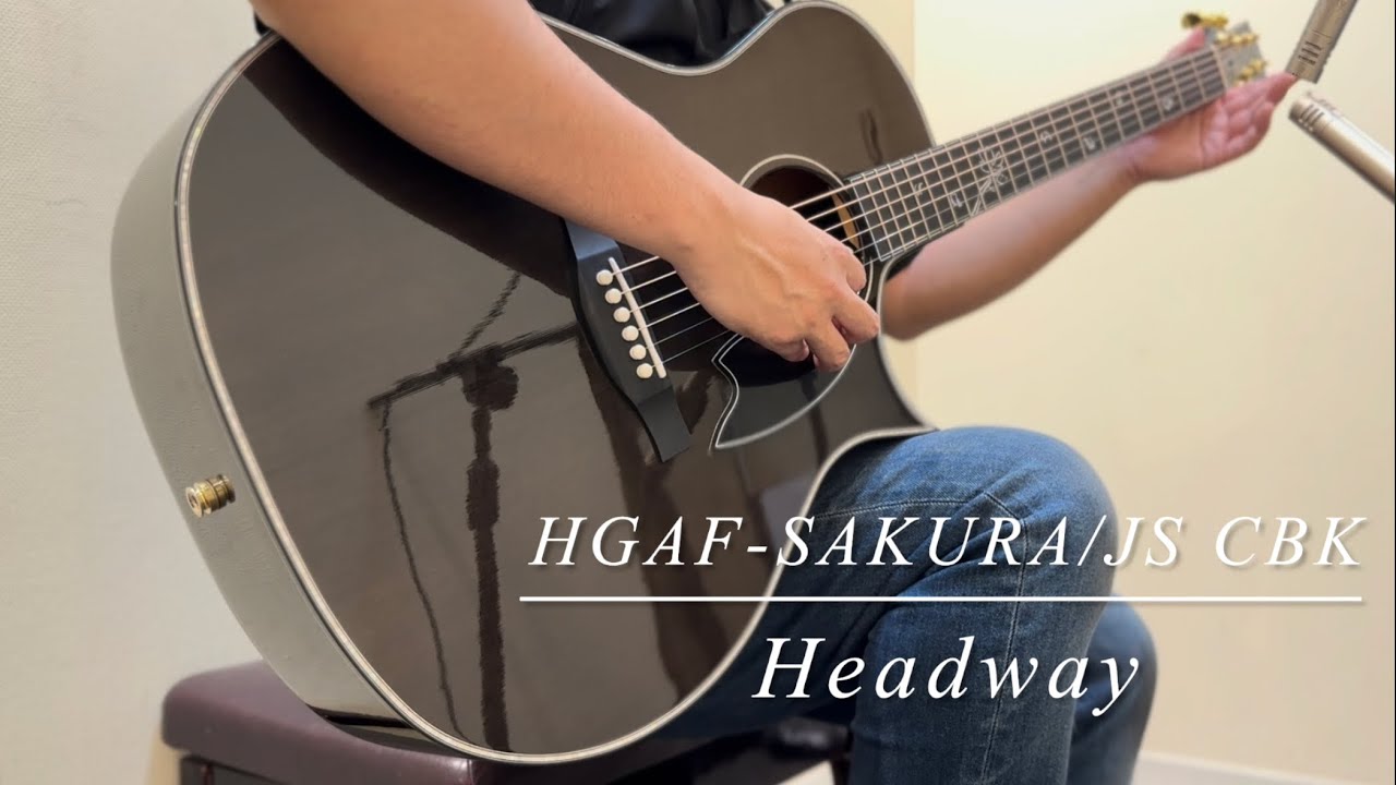 Headway HGAF-SAKURA/JS CBK 【桜ボディ】【試奏動画】 - YouTube