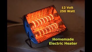 Room Heater - How to make DC Room Heater - Homemade Space Heater