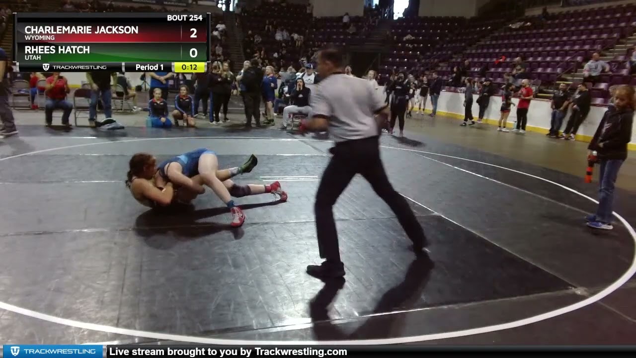 144 Lbs Quarterfinal - Rhees Hatch, Utah Vs CharleMarie Jackson, Wyoming 1be8