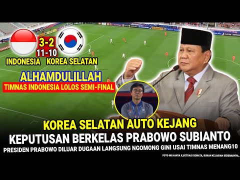 🔴 Alhamdulilah LOLOS SEMI-FINAL &amp; Hasil Timnas Indonesia!! &amp; Keputusan HEBAT PRABOWO di Piala Asia