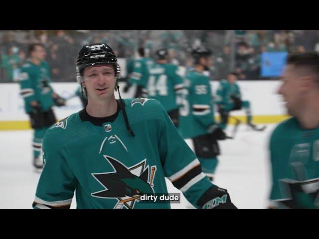 Sharks' Nicolas Meloche scores first NHL goal on mom's birthday – NBC  Sports Bay Area & California