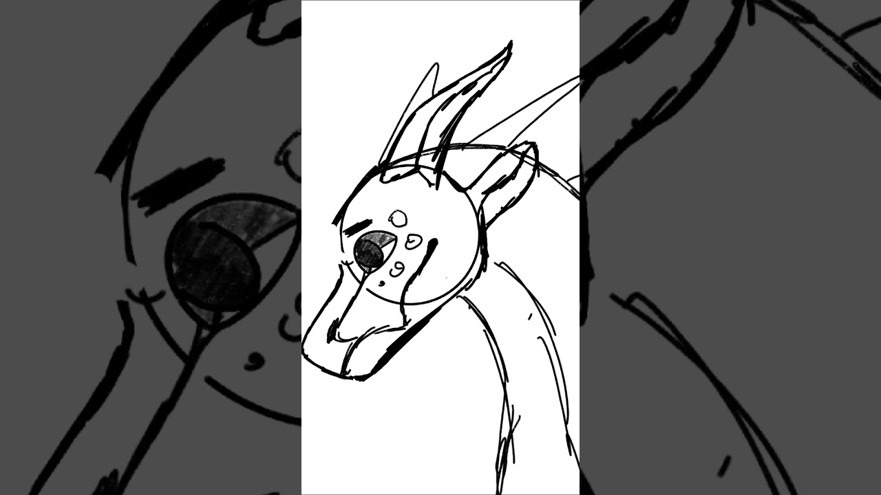 I hate the sketch but love the drawing. 