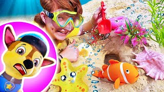 Une maison pour Nemo au fond de la mer! 🐚 Jeux pour enfants avec la Pat Patrouille.