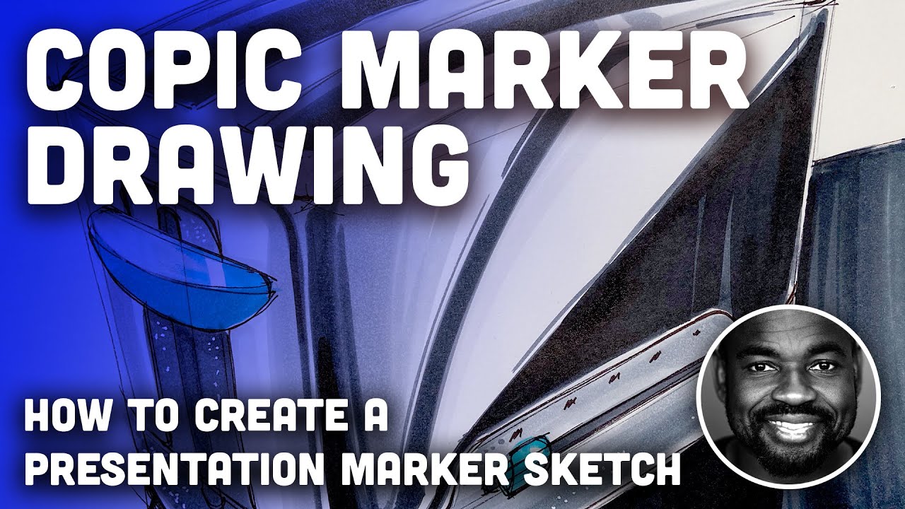 Sketch A Day: Copic Marker Presentation Sketching - How to create an industrial  design sketch 