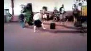 Fat Guy Gets Pwnd at Hardcore Show