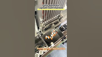 Automated capsule counting and bottling. #machine #capsule #automatic