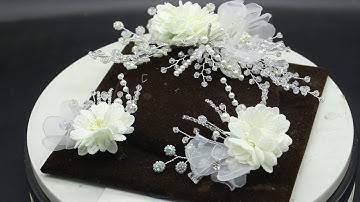 hoa kèmt râm cài tóc cô dâu phụ kiện cưới giang 36 năm châu phường 11 quận tân  bình