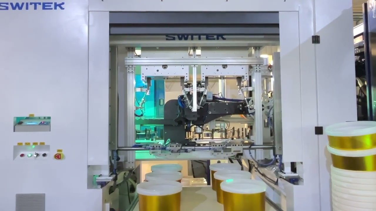 SWITEK New IML Solutions of 2 Cavities 10L Buckets with Handle Assembly Started Up