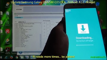 Update Samsung Galaxy On5 SM-G5528 to Android 7.1.1 Nougat