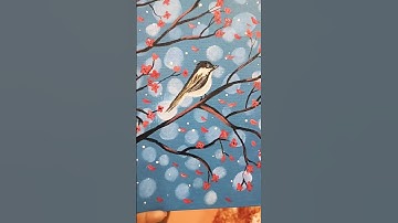 Cute little spring bird DIY🌸🐦 #love #lifehacks #learning #diy#springvibes