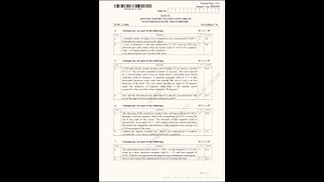 BEE-301 Electromagnetic field Theory 3rd Sem Question paper Aktu 2024-25