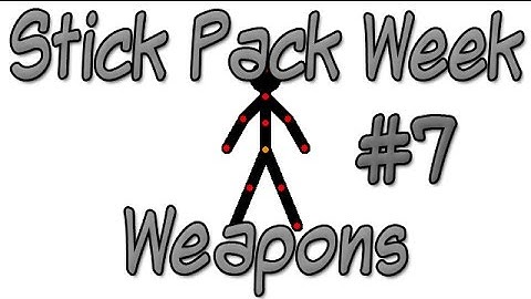 ▼ Stick Pack Week - Weapons #7 - Pivot Stickfigure Animator