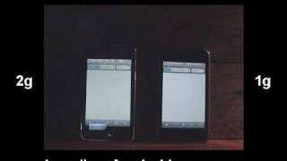 Ipod Touch 1g vs 2g Speed Test - Internet Browsing