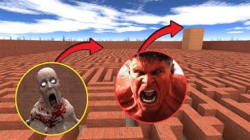 Red HULK VS SCP-096 Epic Battle in Garry’s Mod!