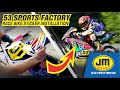 53 sports factory kayo mini gp 150 race bike sticker wrap installation  jm mirasol advertising