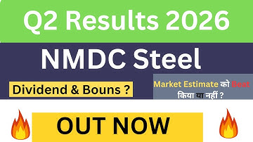 NMDC Steel Q2 results 2026 | NMDC Steel results today | NMDC Steel Share News | NMDC Steel Share