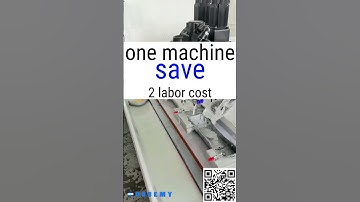 One auto CNC machine can save 2 labor!