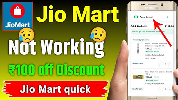 Jio Mart ₹100 discount not working 😥 | Jiomart coupon code not working | Bikash tech