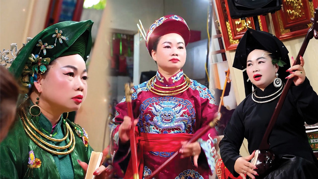 Cô Thắm - Hà Nam - Loan Giá Tiệc Khai Xuân - tại Bản Điện Cửu Linh Điện - HD 2