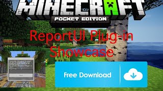 MCPE ReportUI plug-in showcase and download! 1.2.10!