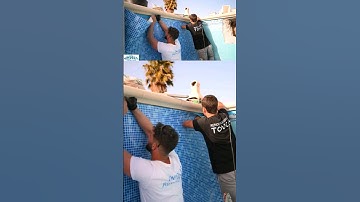 How to repair a leaking swimming pool #pool #construction #diy #repair #fix #work