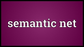 Semantic net Meaning