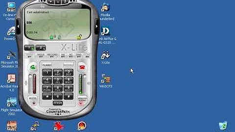 VoIP Video 2006: test asterisk dengan x-lite