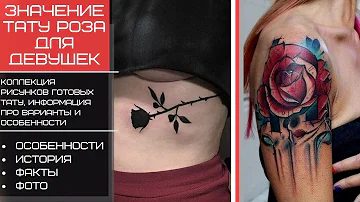 Значение тату роза для девушек - факты и фото для сайта tatufoto.com