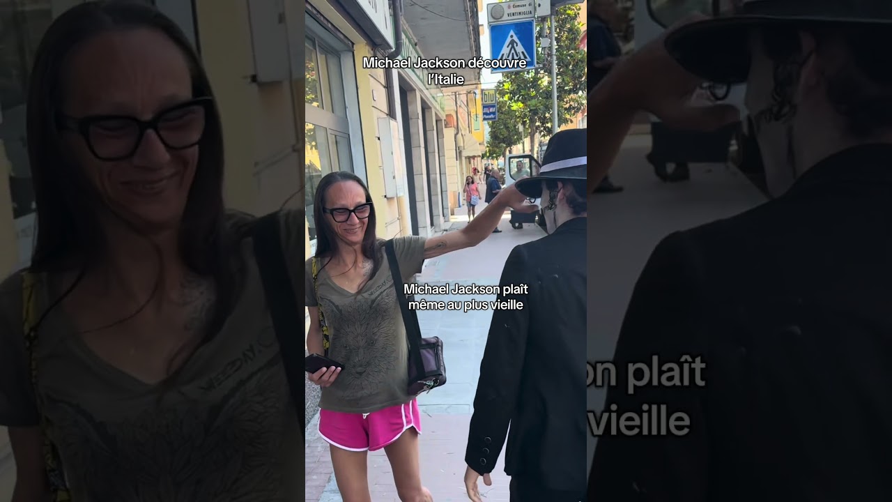 Michael Jackson découvre l’Italie #drôle #michaeljackson #italie