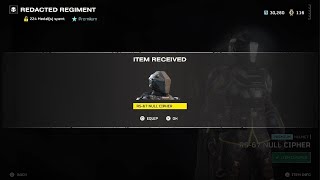 HELLDIVERS 2 R67-NULL CIPHER Armor Acquired