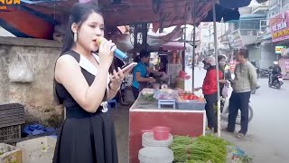 Choáng Váng Với Màn Hát Rong Bolero Siêu Ngọt Của Em Gái Bán Rau Xinh Đẹp - Linh Cherry