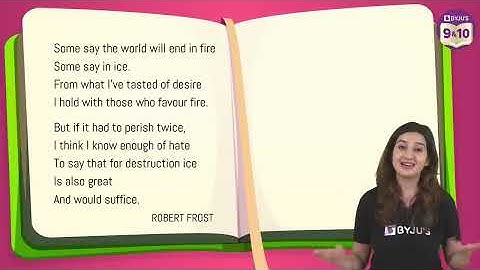 Fire and Ice Class 10 English Complete Chapter Summary Under 10 Mins | CBSE Class 10 Boards 2023