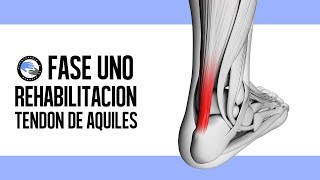Rotura del tendon de aquiles, ejercicios y rehabilitacion postcirugia en la fase aguda