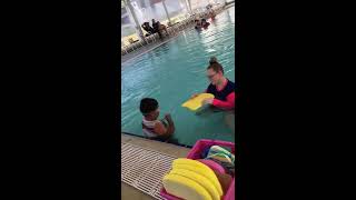 Learning Swimming In Pool For Kids, Swimming Pool Fun On Hot Day Cartoon For Kids