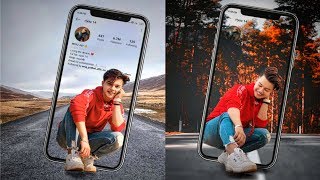 3D Mobile frame photo editing 2020 || PicsArt best photo editing Tutorial || Music-(Tobu - Hope ) screenshot 1