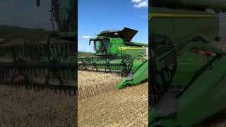 John Deere X9 1100 Combine Harvester | 40ft JD Draper Header Demo