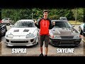 Toyota Supra vs Nissan Skyline GT-R!