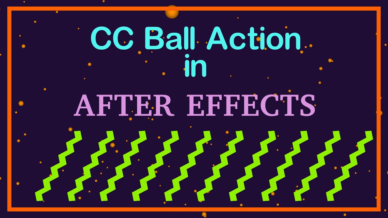 How to use CC Ball Effect with Text in Adobe After Effects - YouTube