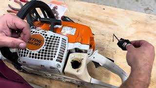Basic Chainsaw Tune up Stihl MS391