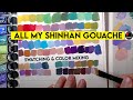LIVE swatching and color mixing ✶ Shinhan Designer&#39;s Gouache