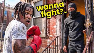 Asking Strangers in the Hood to Box! (AGE RESTRICTED🚫)