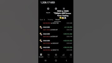 100$ to 1328$ complit with Exness Forex Trading☠️😱🤑#forex #exness #exnesstrading #earnmoney#money